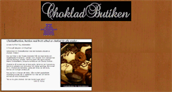 Desktop Screenshot of chokladbutiken.net