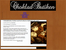 Tablet Screenshot of chokladbutiken.net
